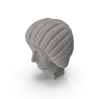 Julia Domna Head Stone Bust PNG & PSD Images