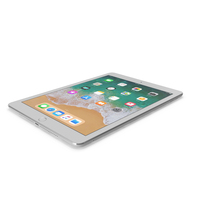 Apple iPad 9.7 2018+WifiCellular Silver PNG & PSD Images