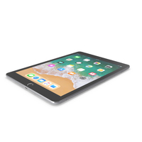 Apple iPad 9.7 2018 Wifi + Cellular Space Gray PNG & PSD Images