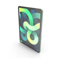 Apple iPad Air 4 2020 Green PNG & PSD Images