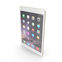 Apple iPad Mini 3 Gold PNG & PSD Images