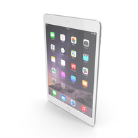 Apple iPad Mini 3 Silver PNG & PSD Images