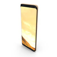 Samsung Galaxy S8 Maple Gold PNG & PSD Images