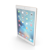 Apple iPad Pro 9.7 Gold PNG & PSD Images