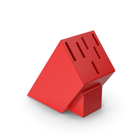Kitchen Knife Stand Red PNG & PSD Images