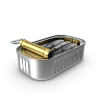 Canned Sardine Opened with Twist Key PNG & PSD Images