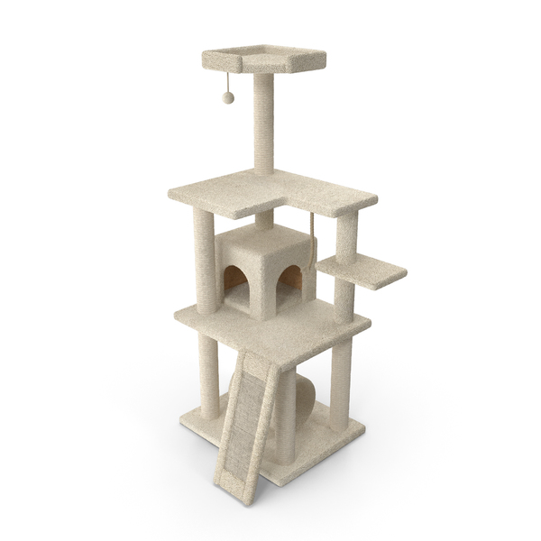 Cat Tree 5-Level PNG & PSD Images