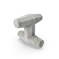 Dolos Concrete Breakwater Block PNG & PSD Images