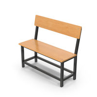 Wooden School Bench PNG & PSD Images