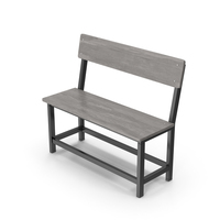 School Bench Gray PNG & PSD Images