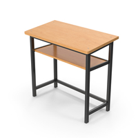 Wooden School Desk PNG & PSD Images