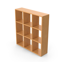 Wooden Bookshelf PNG & PSD Images