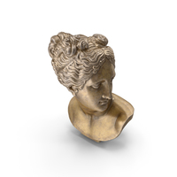 Venus Italica Bust Bronze PNG & PSD Images