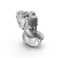 Venus Italica Bust Metal PNG & PSD Images
