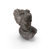 Venus Italica Bust Bronze Outdoor PNG & PSD Images