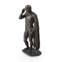 Hermes Logios Bronze Sculpture Outdoor PNG & PSD Images
