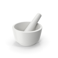 White Mortar Pestle PNG & PSD Images