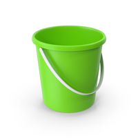 Plastic Bucket Green PNG & PSD Images