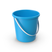 Blue Plastic Bucket PNG & PSD Images