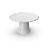 White Marble Ring Table PNG & PSD Images