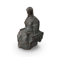 Goddess of Grain Bronze Outdoor Statue PNG & PSD Images