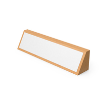 Wooden Desk Name Plate PNG & PSD Images