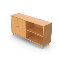 Wooden Sideboard PNG & PSD Images