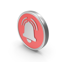 Bell Ring Coin Logo Silver PNG & PSD Images