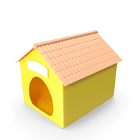 Dog House Yellow Funky PNG & PSD Images