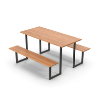 Wooden Picnic Table PNG & PSD Images