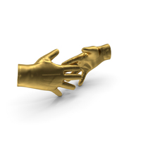 Leather Gloves Gold 6 PNG & PSD Images