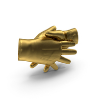Leather Gloves Gold 8 PNG & PSD Images