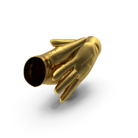 Leather Gloves Gold 9 PNG & PSD Images