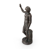 Hermaphrodite Bronze Outdoor Statue PNG & PSD Images