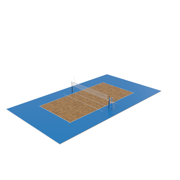 Blue Volleyball Court PNG & PSD Images