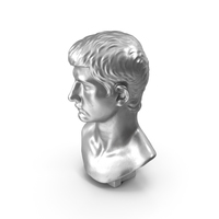 Augustine Prince Metal Bust PNG & PSD Images