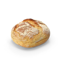 Bread Round White PNG & PSD Images