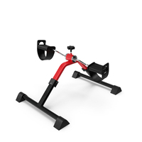 Folding Pedal Exerciser 66fit Red PNG & PSD Images