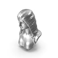Woman Metal Bust PNG & PSD Images