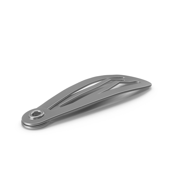 Hair Clip Silver PNG & PSD Images