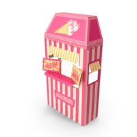 Ice Cream Booth Cardboard Stand PNG & PSD Images