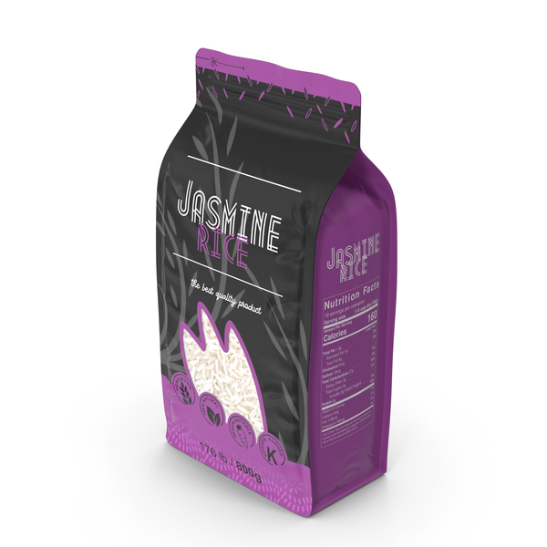 Jasmine Rice Package PNG & PSD Images
