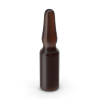 Medical Brown Ampoule PNG & PSD Images