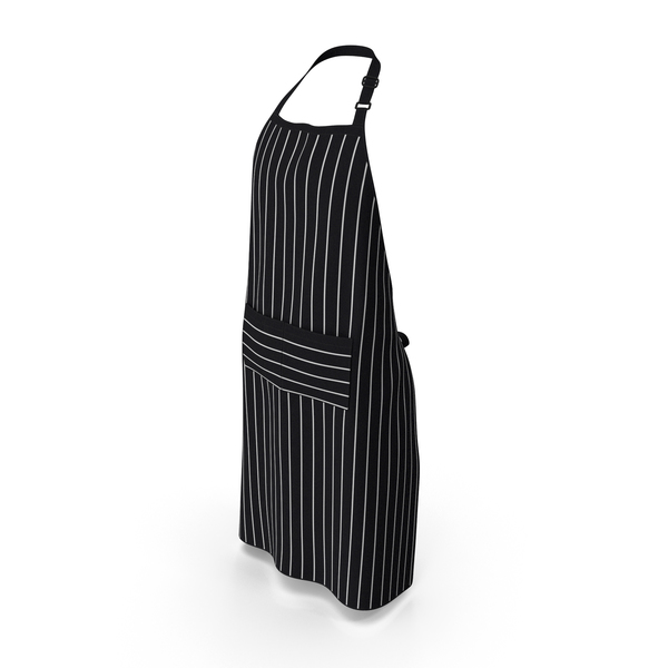 Men Striped Cooking Apron PNG & PSD Images