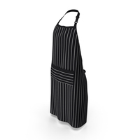 Men Striped Cooking Apron PNG & PSD Images