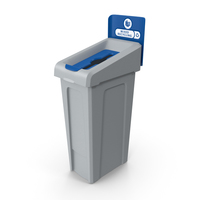 Mixed Recycling Waste Bin PNG & PSD Images