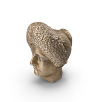 Flavian Woman Bronze Head PNG & PSD Images