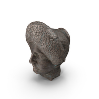 Flavian Woman Bronze Head Outdoors PNG & PSD Images