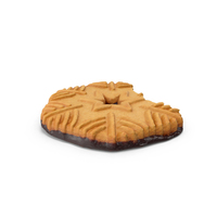 Bitten Christmas Chocolate Biscuit PNG & PSD Images