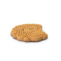 Christmas Chocolate Biscuit 03 Bitten PNG & PSD Images